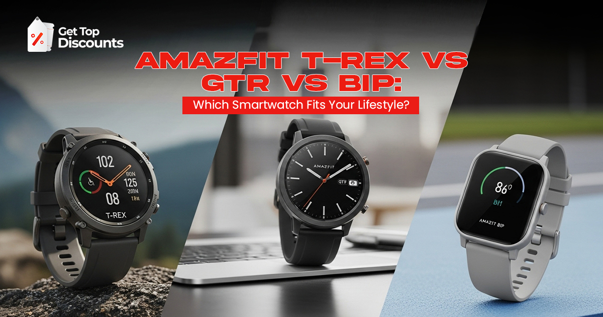 Amazfit T-Rex vs. GTR vs. Bip